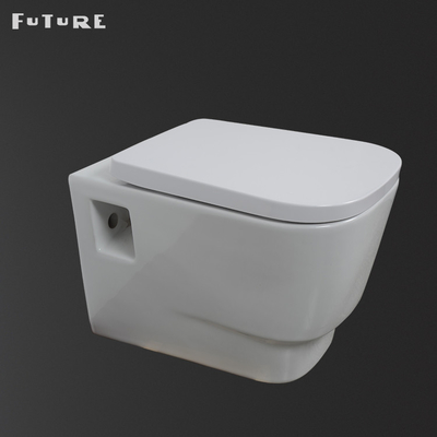Asiento de inodoro flotante amistoso de Hung European Water Closet 350m m de la pared de Eco
