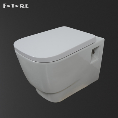 Asiento de inodoro flotante amistoso de Hung European Water Closet 350m m de la pared de Eco