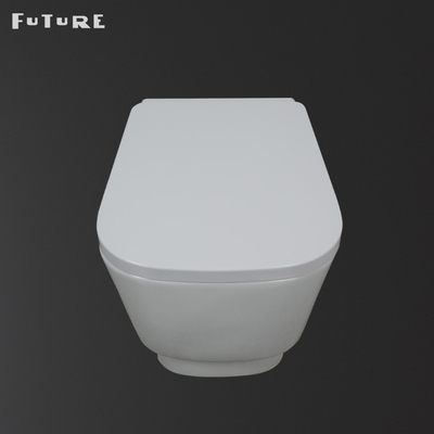 Asiento de inodoro flotante amistoso de Hung European Water Closet 350m m de la pared de Eco