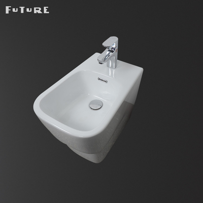 El piso blanco de W350mm - montó el bidé BB903 del retrete del cuarto de baño del bidé