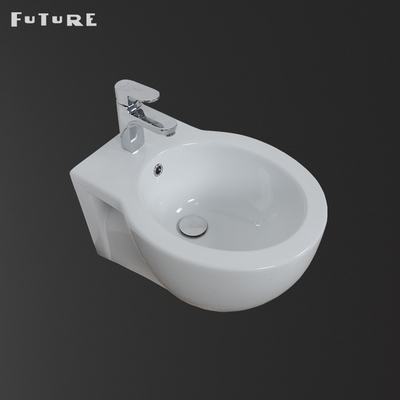 Bidé blanco de la situación del piso de la instalación fácil en el servicio W380mm