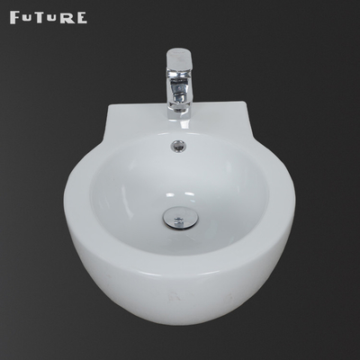 Bidé blanco de la situación del piso de la instalación fácil en el servicio W380mm