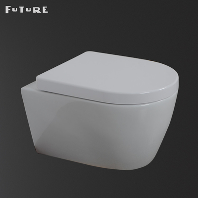 Estándar europeo de la pared de la cómoda de alta densidad de Hung Water Closet Wall Hung