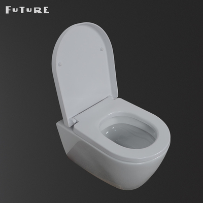 Estándar europeo de la pared de la cómoda de alta densidad de Hung Water Closet Wall Hung