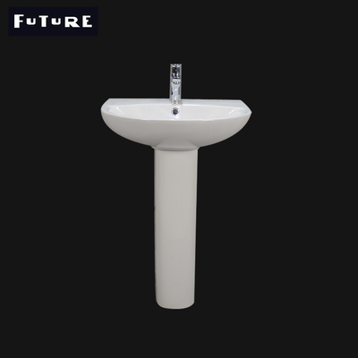 Artículo que coloca solamente el lavabo de pedestal del cuarto de baño fregadero del pedestal de 16 pulgadas