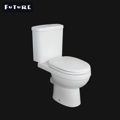 Wc rasante dual juntado cierre suave del baldeo del retrete moderno 3L 6L de la funda de asiento