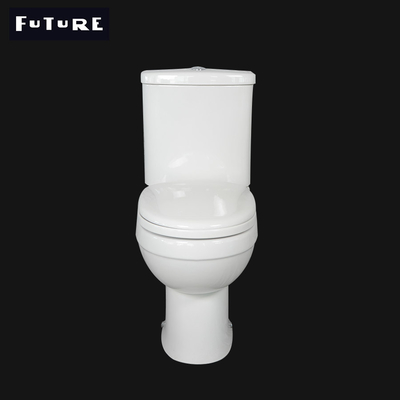 Wc rasante dual juntado cierre suave del baldeo del retrete moderno 3L 6L de la funda de asiento