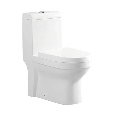 el asiento alargado S atrapa la cómoda de una pieza 20-30KG del retrete del sistema de Siphonic