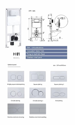 Desodorización compacta esmaltada lisa de Hung Toilet Gravity Flushing Auto de la pared