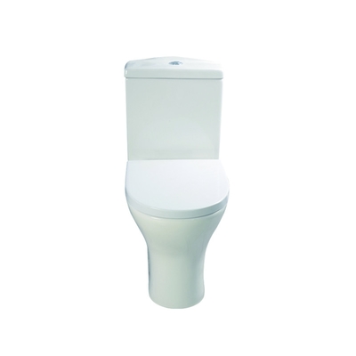 Standard Size Soft Close Toilet Seat Cover with Single Flush System